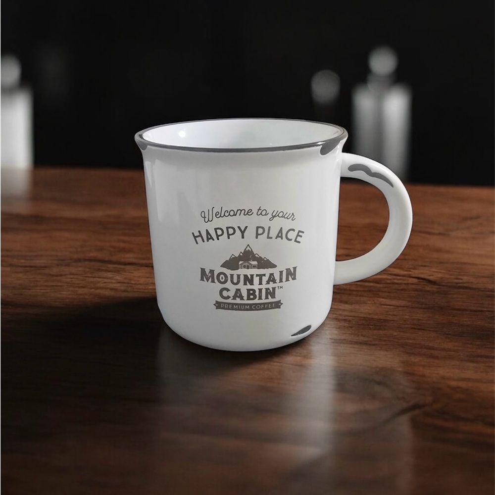 Welcome to Your Happy Place White Mug